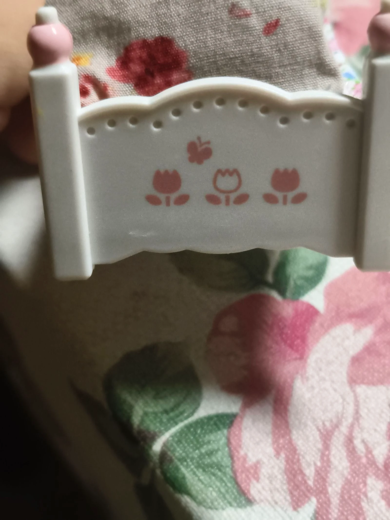 Cama para bebés Sylvanian rosa  – photo 3